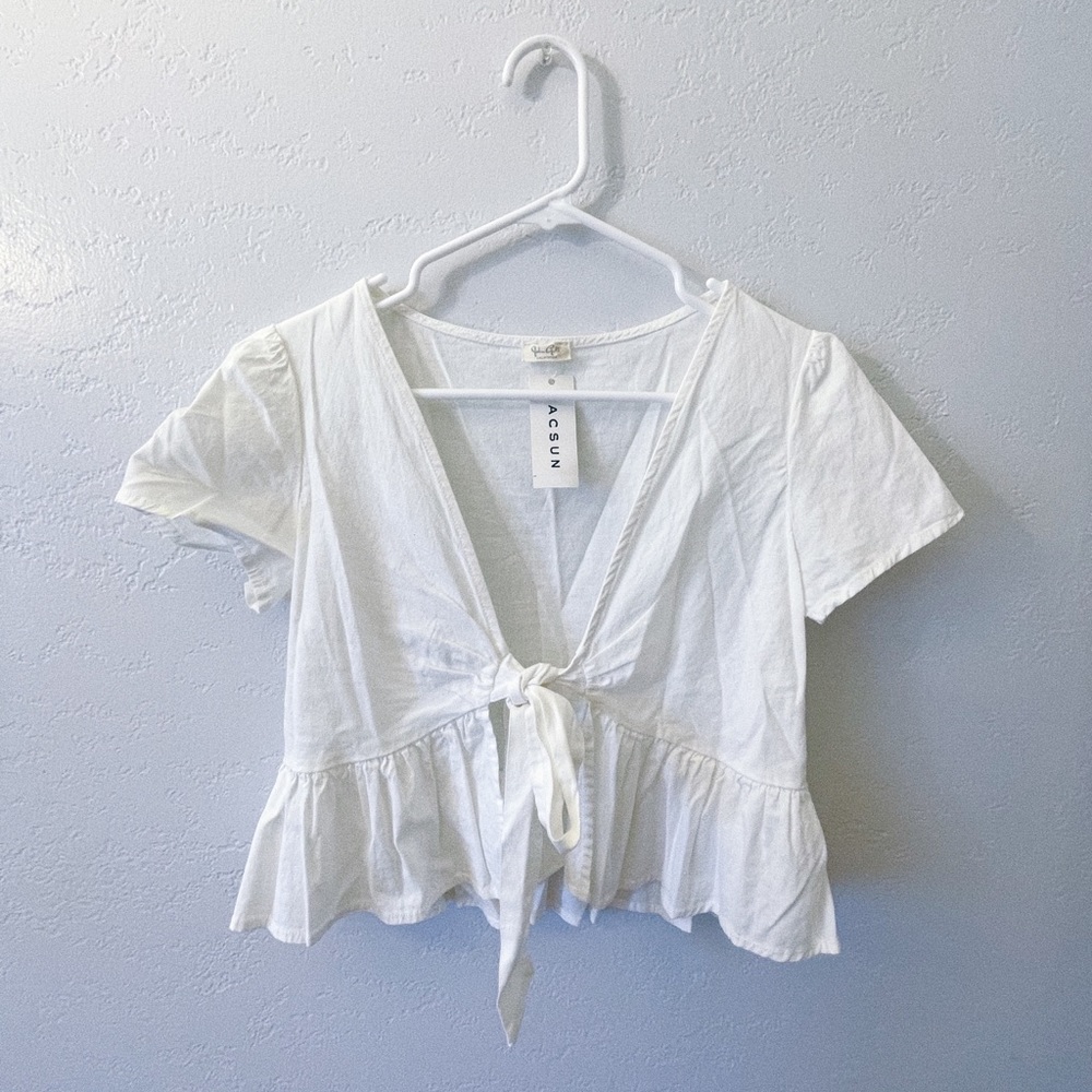Brandy Melville Tie Front Top